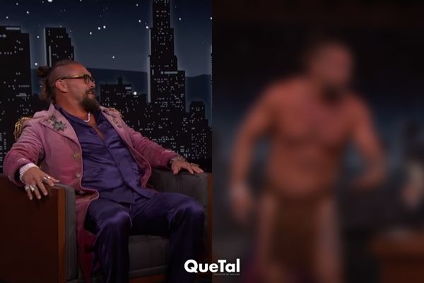 Jason Momoa se quita la ropa durante programa en vivo, prefiere andar desnudo